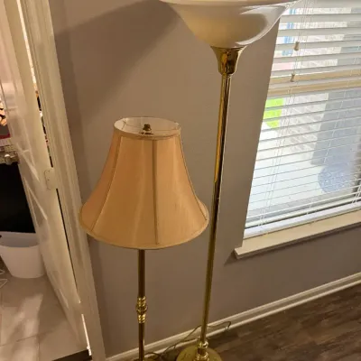 Brass Colored Floor Lamps