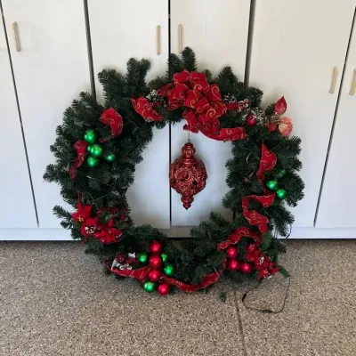 Oversized Christmas Wreath #1