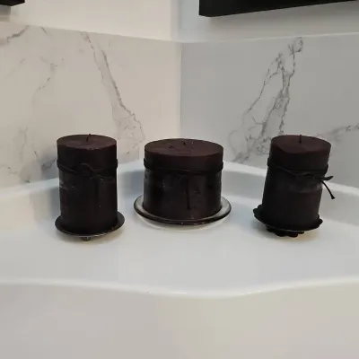Burgundy Candles
