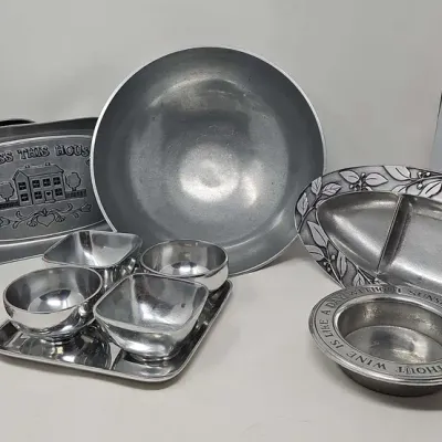 Metalware Dishes And More