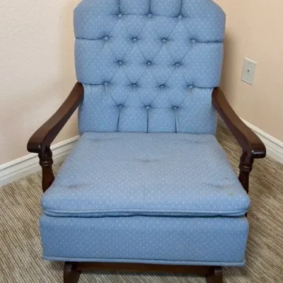 Tufted Back Rocking Chair