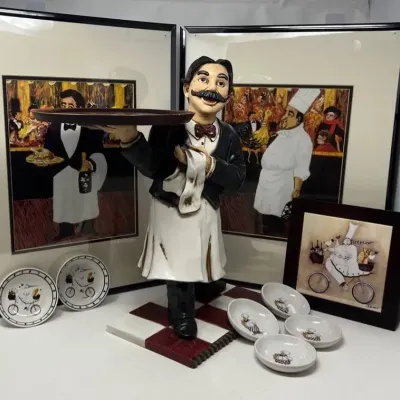Waiter Figurine and More