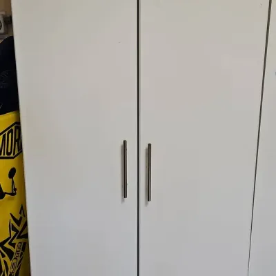 White Storage Wooden Cabinet #4