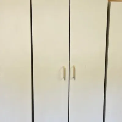 White Storage Wooden Cabinet #2