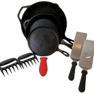 Cast Iron Pans & More- Lodge, Cabelas, Blackstone 