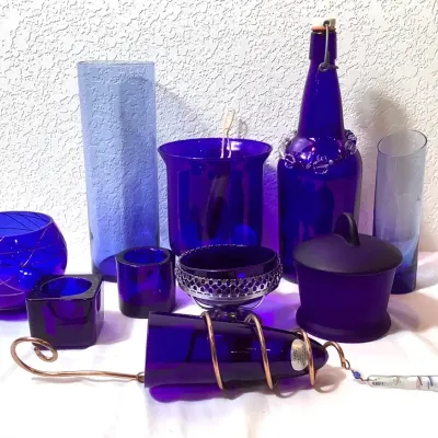 Blue Glass Collection #1