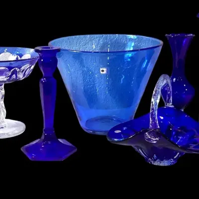 Blue Glass Collection 2 - Fenton And More 