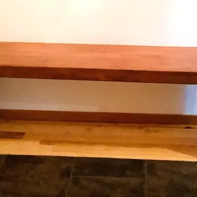 Solid Wood Bench