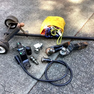 Towing Cart, Hitches And Hitch Balls & More