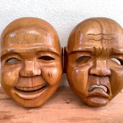 Handcrafted Wooden Masks - Philippines 