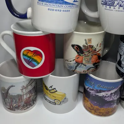 Sale Photo Thumbnail #208: Classic Collection Of Coffee Mugs