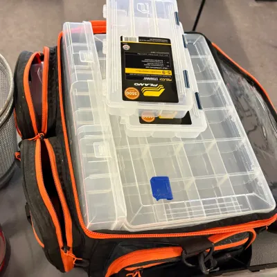 tackle boxes