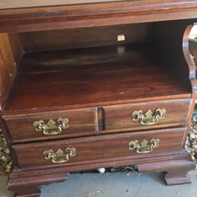 LOCAL PICKUP ONLY - Pennsylvania House Solid Wood Accent Cabinet Side Table Storage Cabinet with Drawers