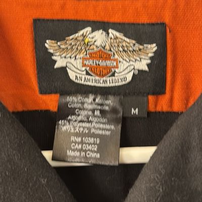 Sale Photo Thumbnail #73: Harley Davidson Prestige Garage Button Down Shirt size men’s medium. In great condition. No rips, tears or stains.