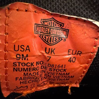 Sale Photo Thumbnail #80: Harley Davidson Stealth Riding Boots men’s size 9. Only worn a couple of times. No rips, tears or stains.