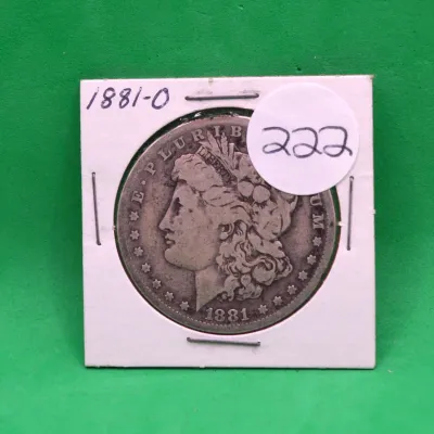 1881 O Morgan Dollar