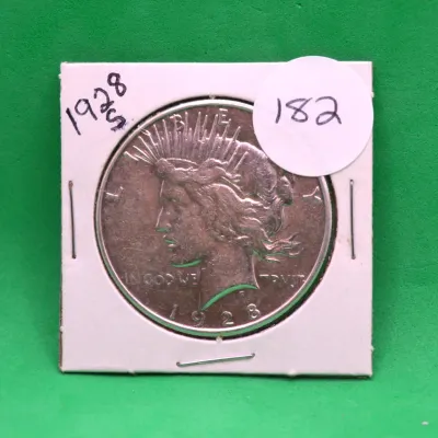 1928 S Peace Dollar 