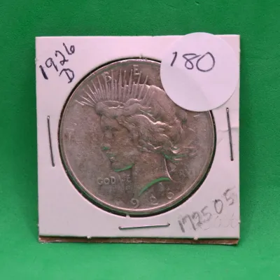 1926 D Peace Dollar 