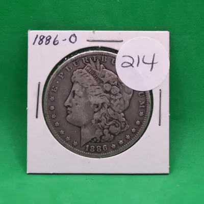 1886 O Morgan Dollar