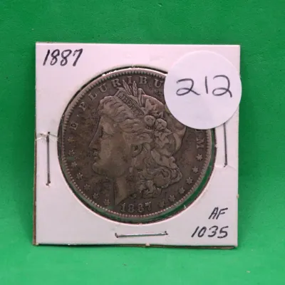 1887 Morgan Dollar