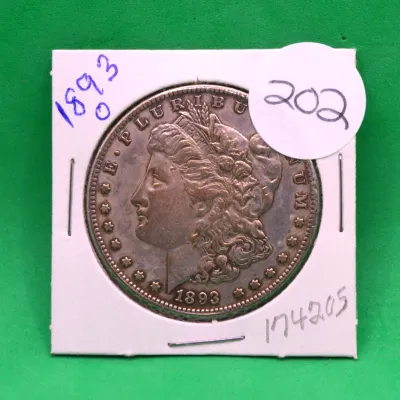 1893 O Morgan Dollar
