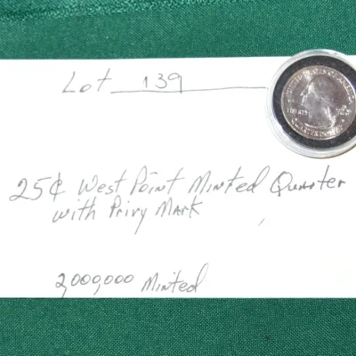 West Point Quarter with Privy Mark