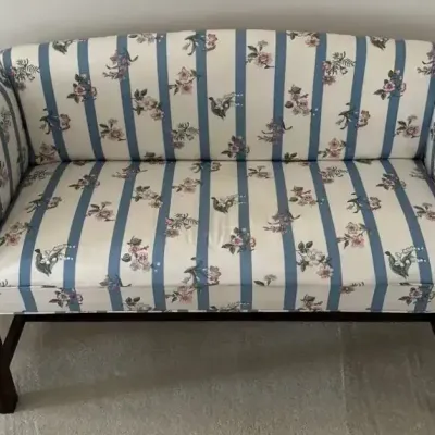 Chippendale Style Camelback Settee