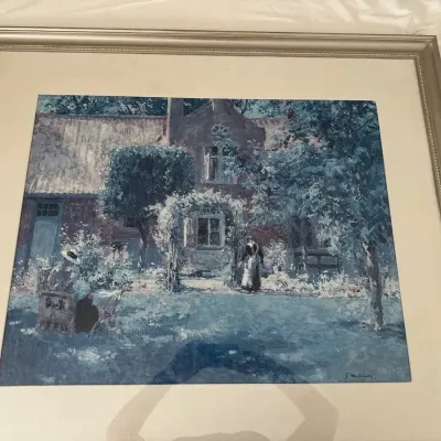 Print Unpretentious Garden By Gari Melcher
