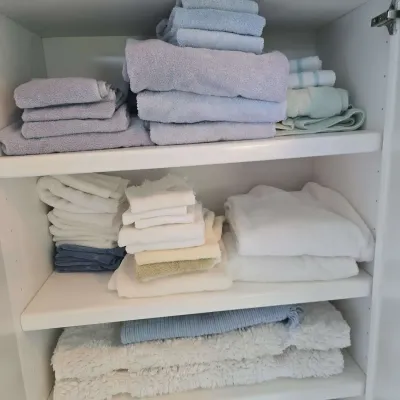 Variety Of Towels And Rugs