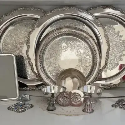 Silver Plate Service Ware & More