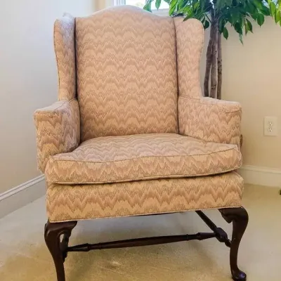Vintage Wingback Chair By Hickory Chair Furniture 