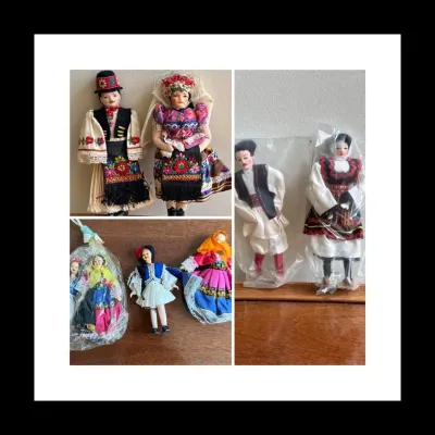 Vintage Ethnic Wedding Dolls
