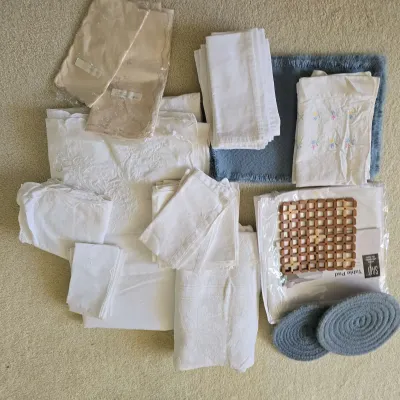 Table Linens Featuring Jacquard, Battenburg Lace And More