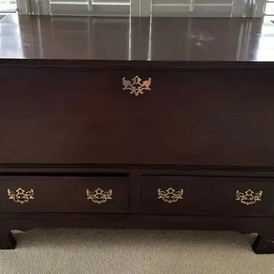Chippendale Style Mahogany Cedar Chest