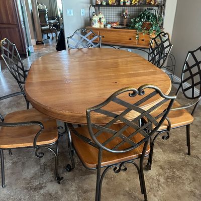Found Table with 6 Chairs