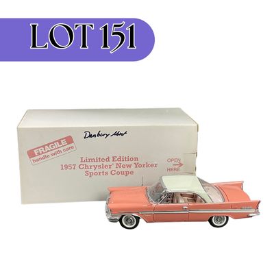 -151- 1:24 SCALE | Limited Edition 1957 Chrysler New Yorker Sports Coupe | Danbury Mint