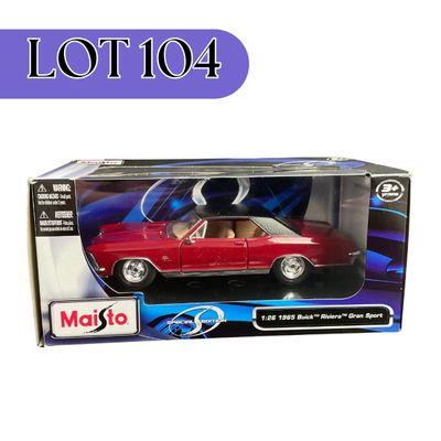 -104- 1:26 SCALE | 1965 Buick Riviera Gram Sport