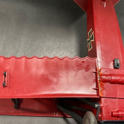 -82- COLLECTIBLE | 1950’s WW1 Red Baron Fokker D-7 Plane