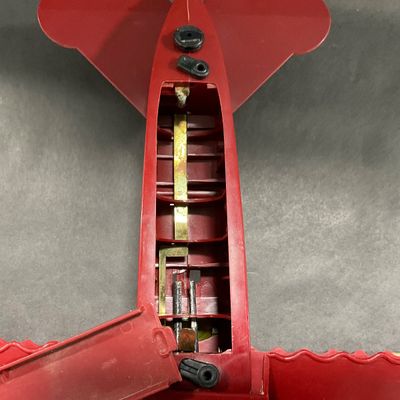 -82- COLLECTIBLE | 1950’s WW1 Red Baron Fokker D-7 Plane