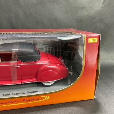 -126- 1:18 SCALE | 1939 Lincoln Zephyr