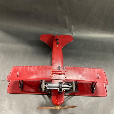 -82- COLLECTIBLE | 1950’s WW1 Red Baron Fokker D-7 Plane