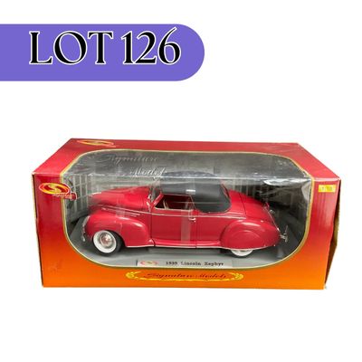 -126- 1:18 SCALE | 1939 Lincoln Zephyr