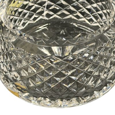 Vintage Waterford Crystal Open Sugar Bowl in the Alana Pattern