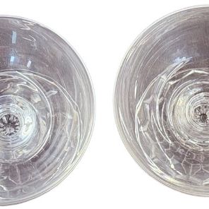 Vintage Fostoria Clear Crystal Champagne Glass Bundle - Lot of 4