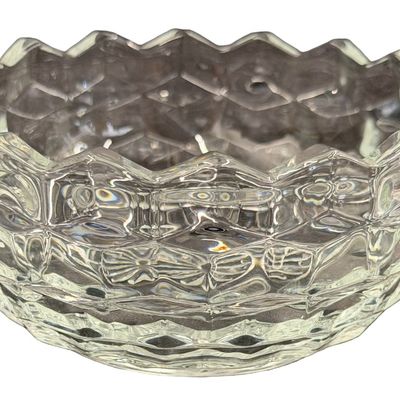 Vintage Fostoria American Flared Cupped Bowls - Lot of 3