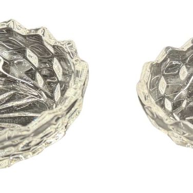 Vintage Fostoria American Individual Serving Trays - Set of 2