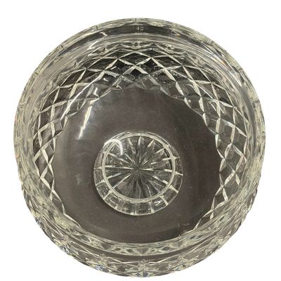 Vintage Waterford Clear Cut Crystal Footed Bowl