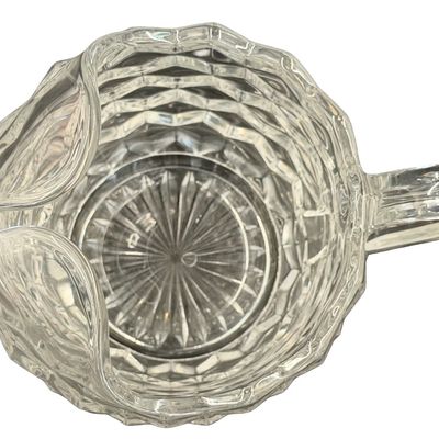 Fostoria Glass Pitcher With Ice Lip