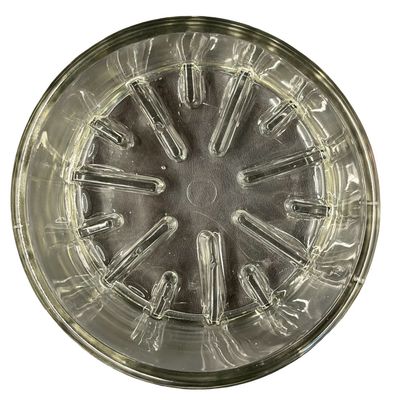 Vintage Heavy Glass "Sanitary Cheese Preserver" Bowl/Jar with Matching Lid by Brookstone Company