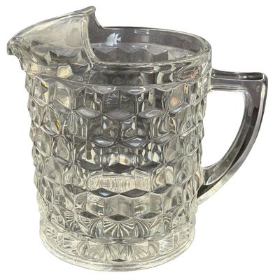 Fostoria Pitcher With Ice Lip